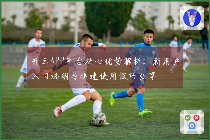 开云APP平台核心优势解析：新用户入门说明与快速使用技巧分享